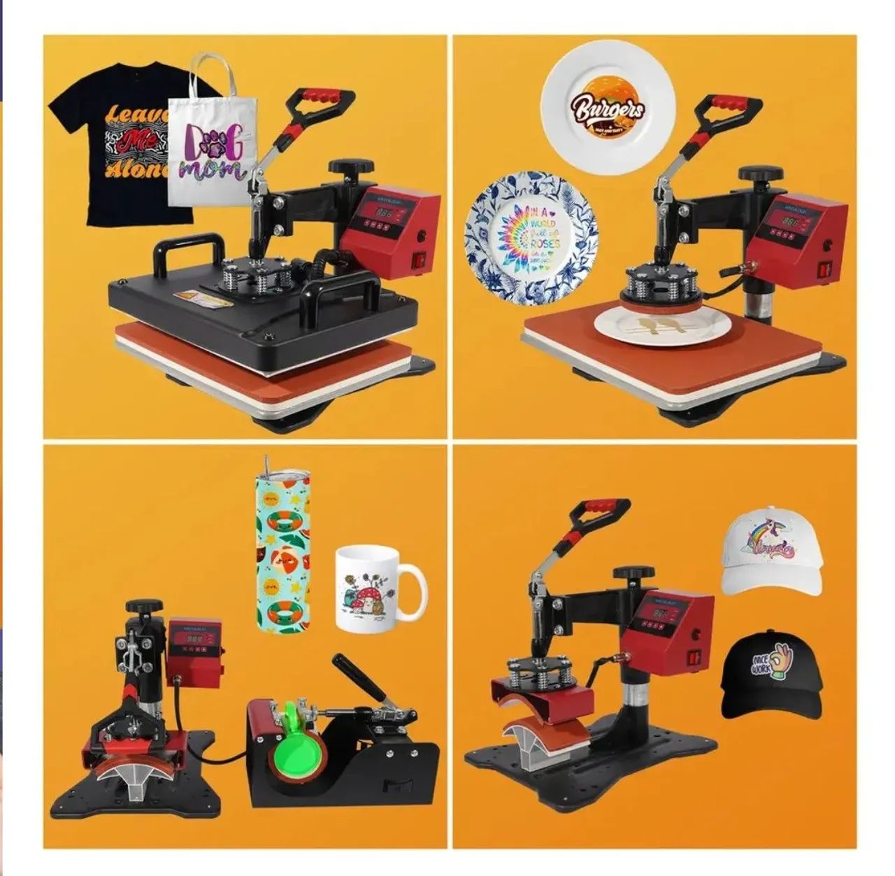 Kit para personalização prensa térmica e impressora  - Foto 4