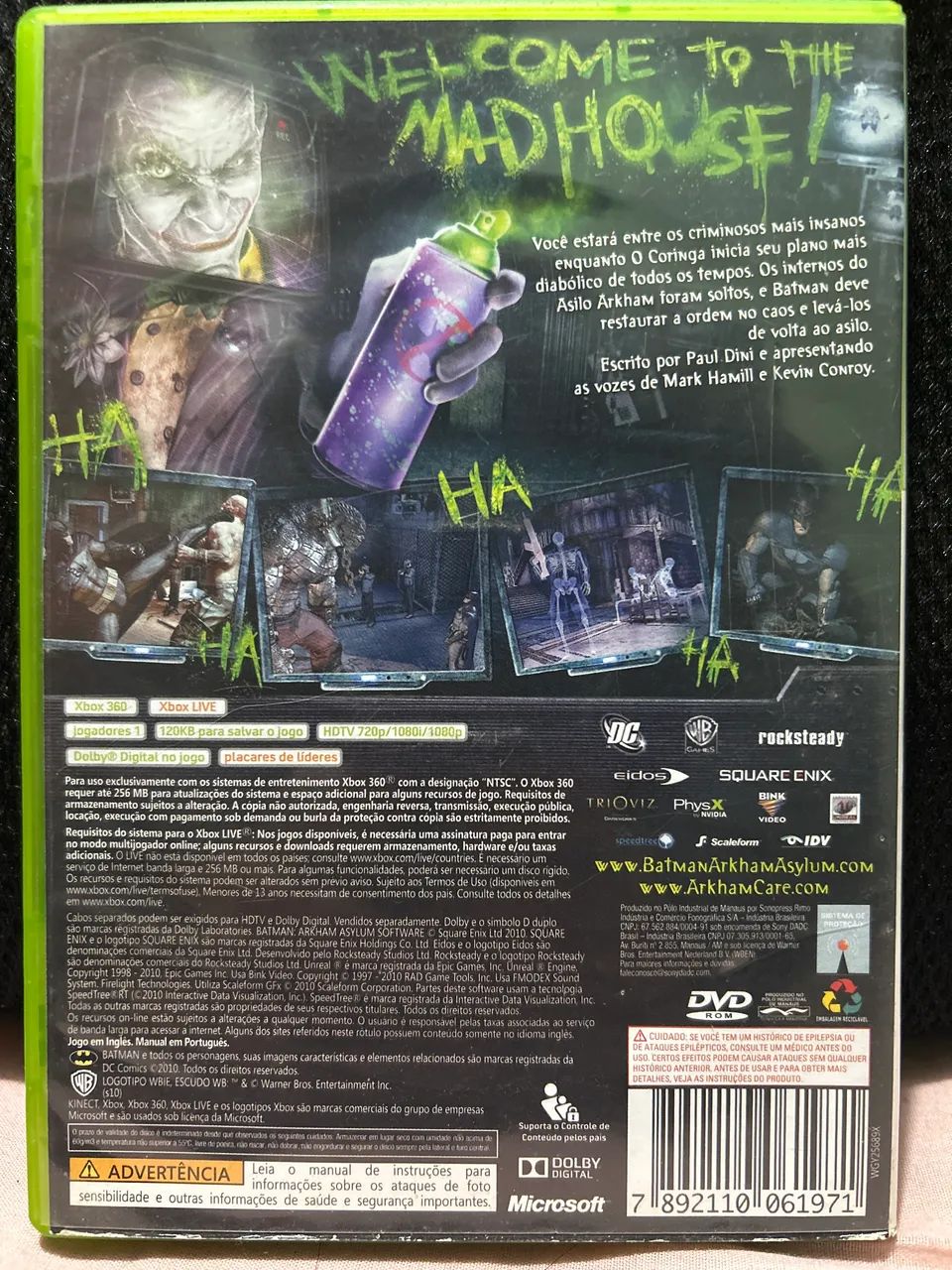 Batman: Arkham Asylum - Xbox 360 PLATINUM HITS (Original) - Foto 4
