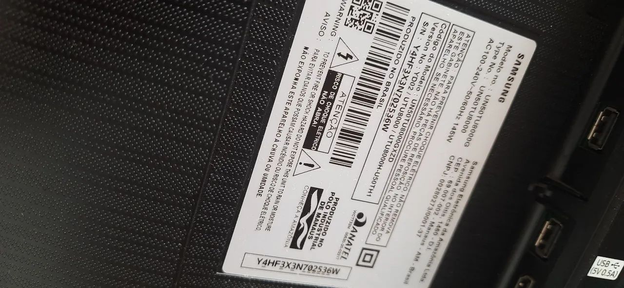 Vendo Tv Led 55 polegadas com defeito - Foto 5