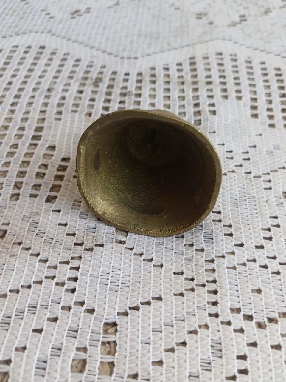 Sino de bronze miniatura sem badalinho  - Foto 3