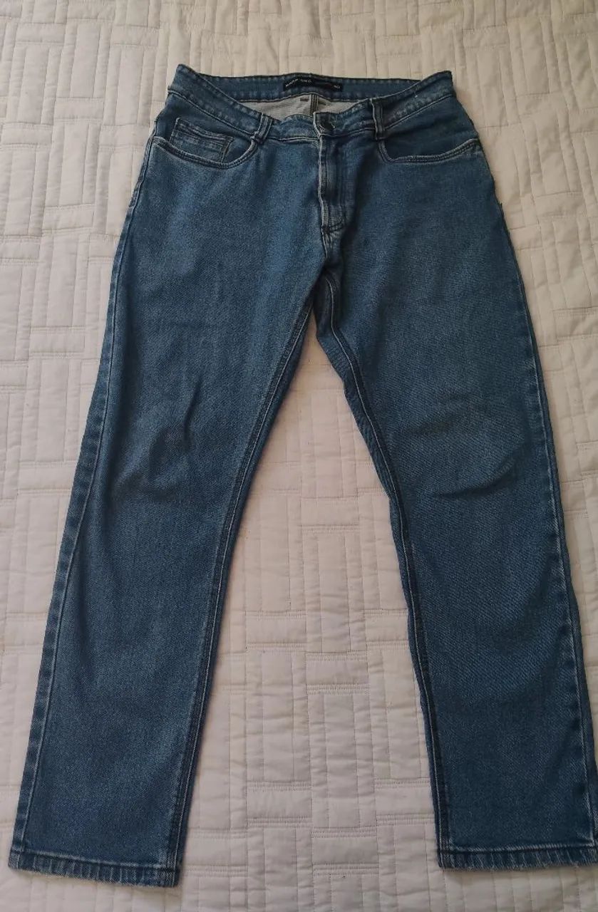 Calça cropped marfino 