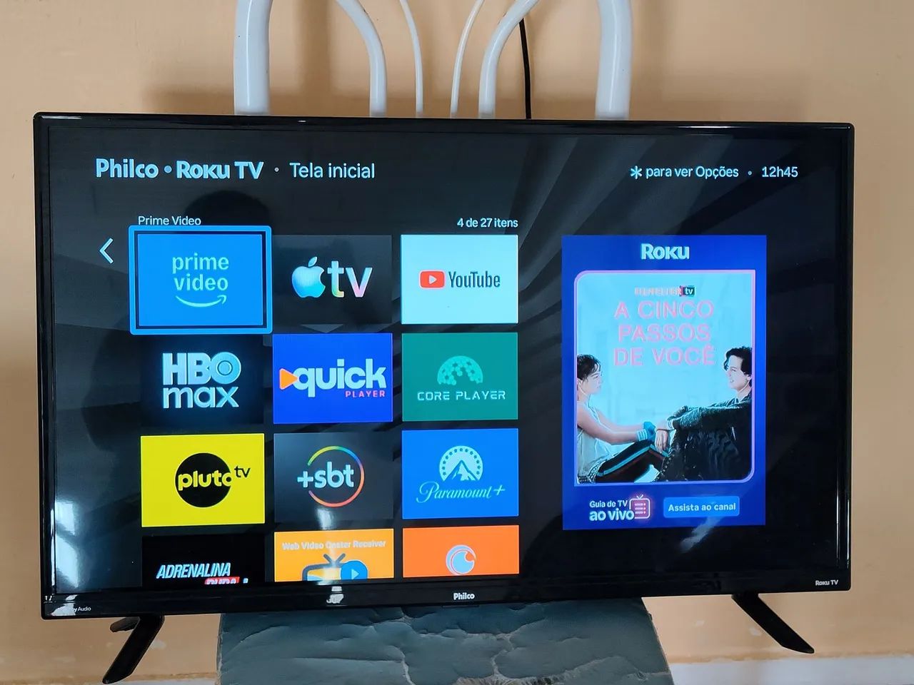 Tv Philco Roku 32 polegadas smart - Foto 3