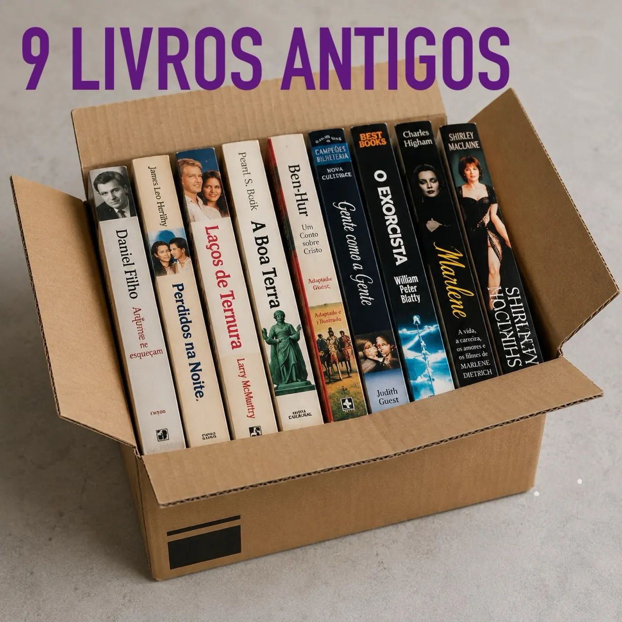 9 LIVROS ANTIGOS (LOTE)