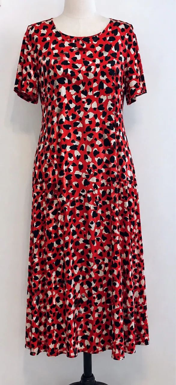Vestido Hering, longo, de algodão, TAM G