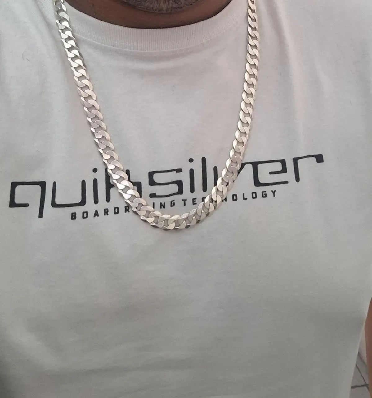 Cordão + pulseira Prata 925 nova! - Foto 2