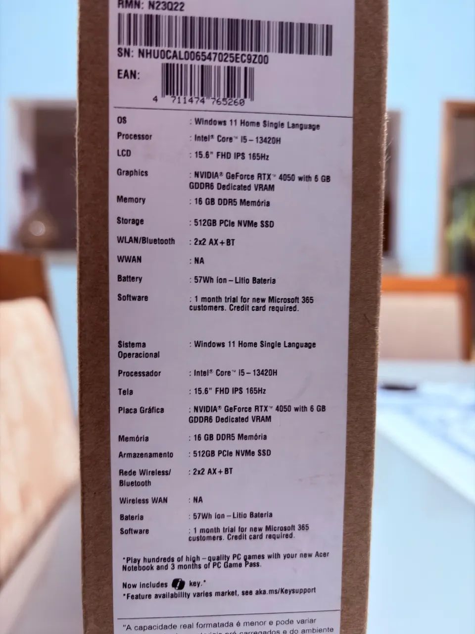Notebook Acer Nitro V15  - Foto 2