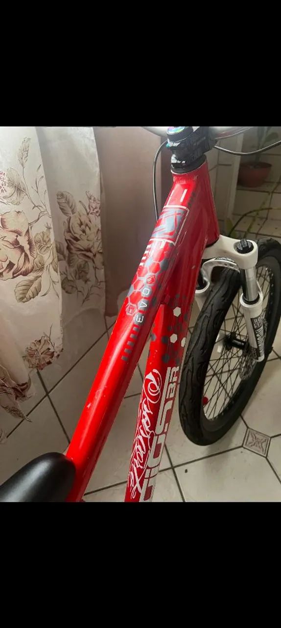 Bicicleta, gios evo vermelha  - Foto 5