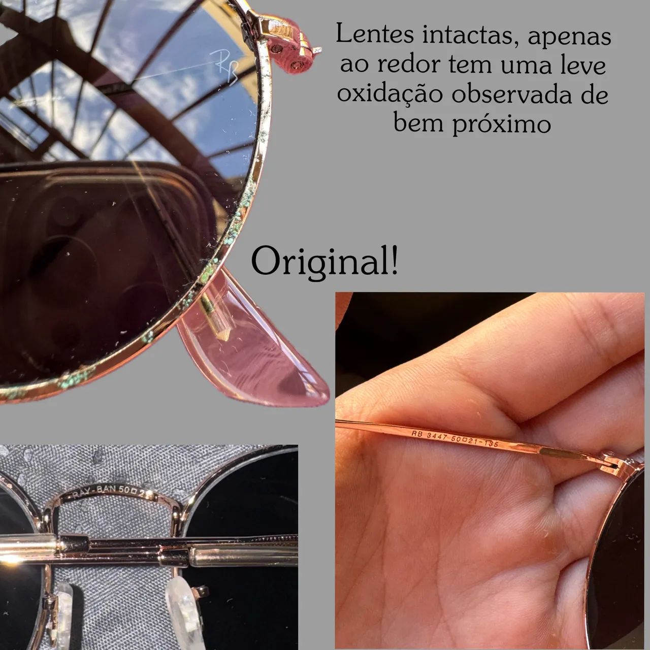 Óculos Ray-Ban RB 3447 Original - Foto 3