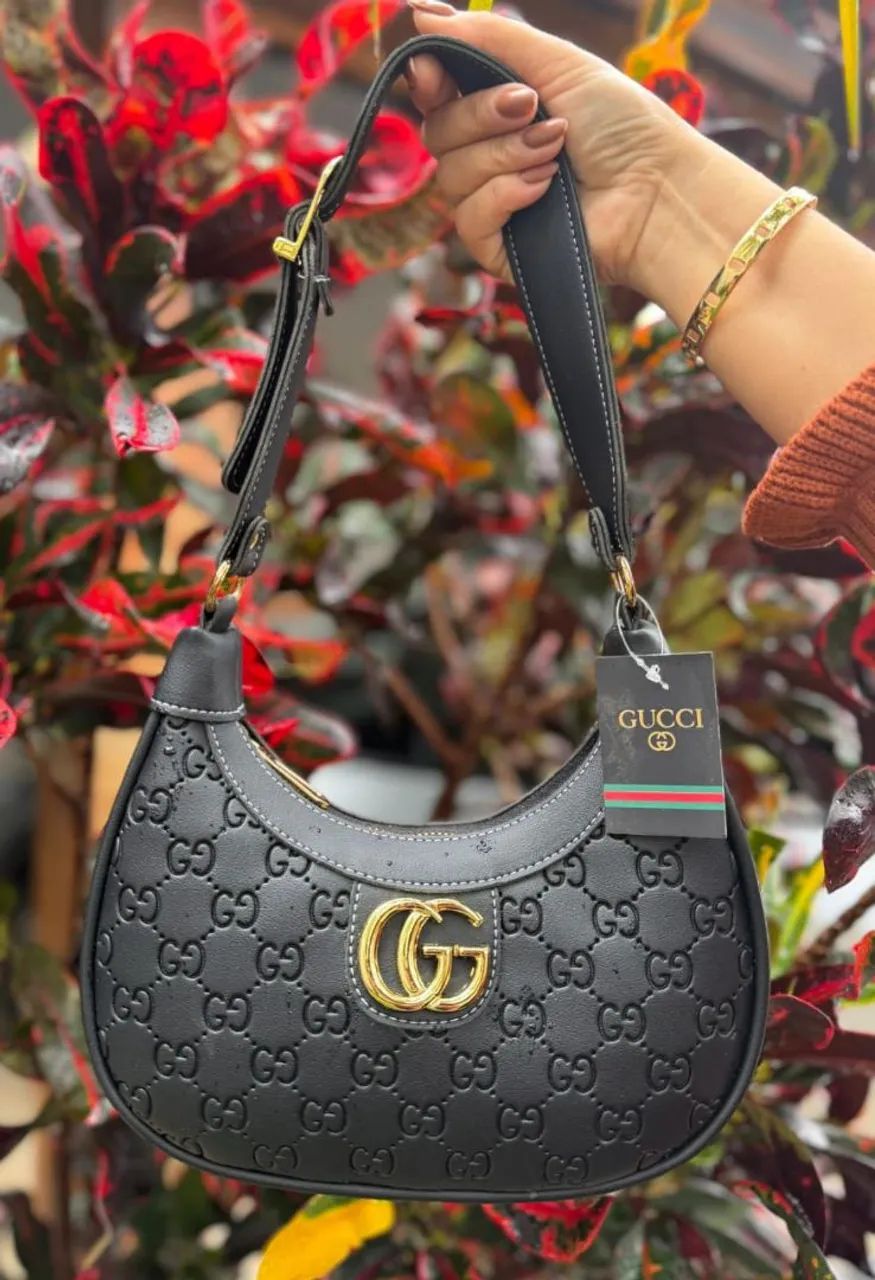 Bolsa Estilo Gucci Aphrodite Meia-Lua Premium - Foto 3