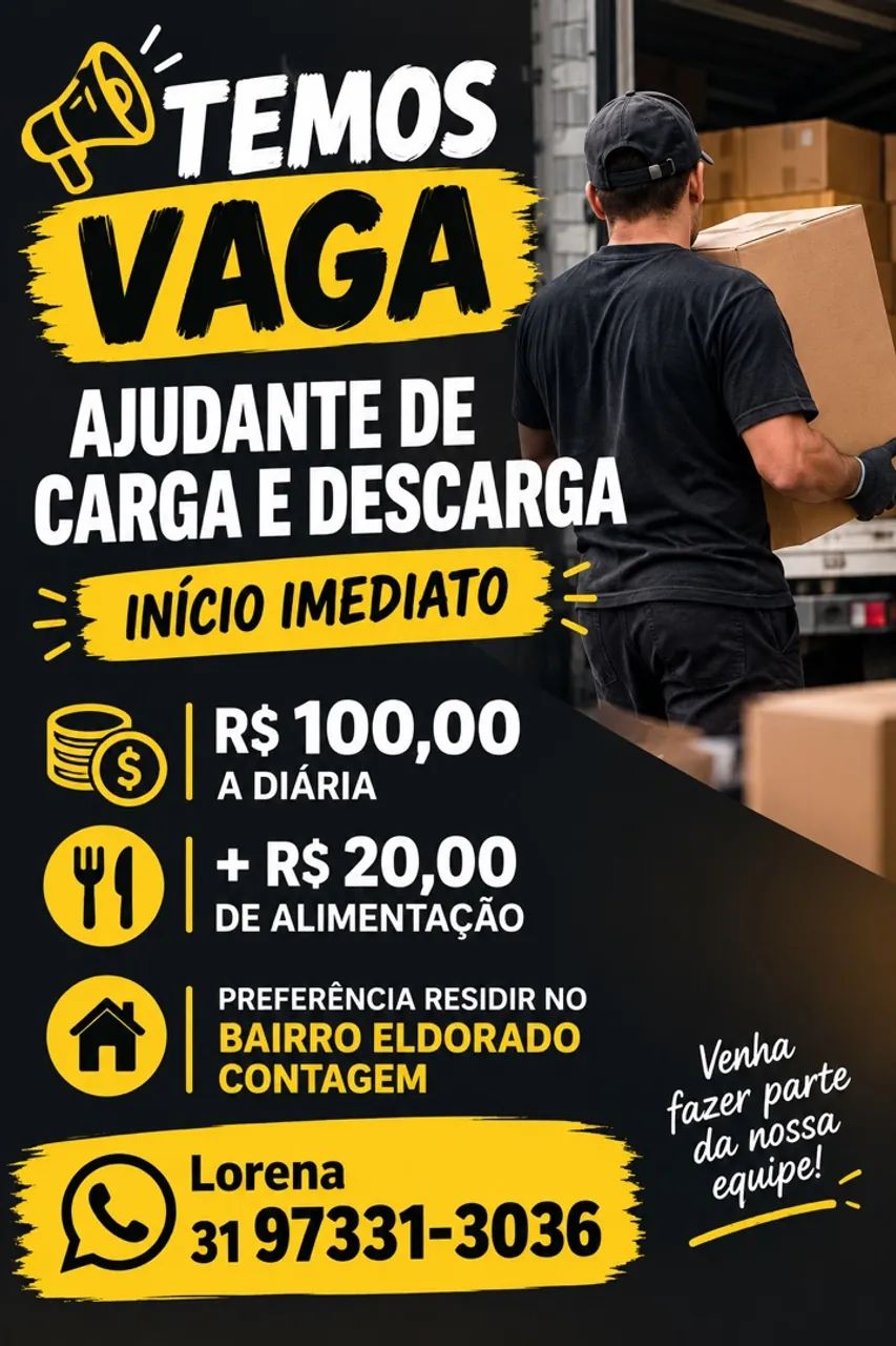 Carga e descarga vaga