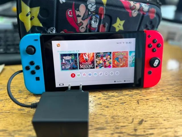Nintendo Switch V2 32 + 128 Desbloqueado