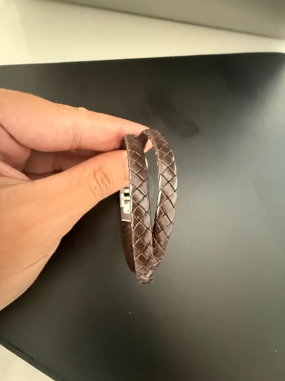 Pulseira Couro Fossil - Foto 3
