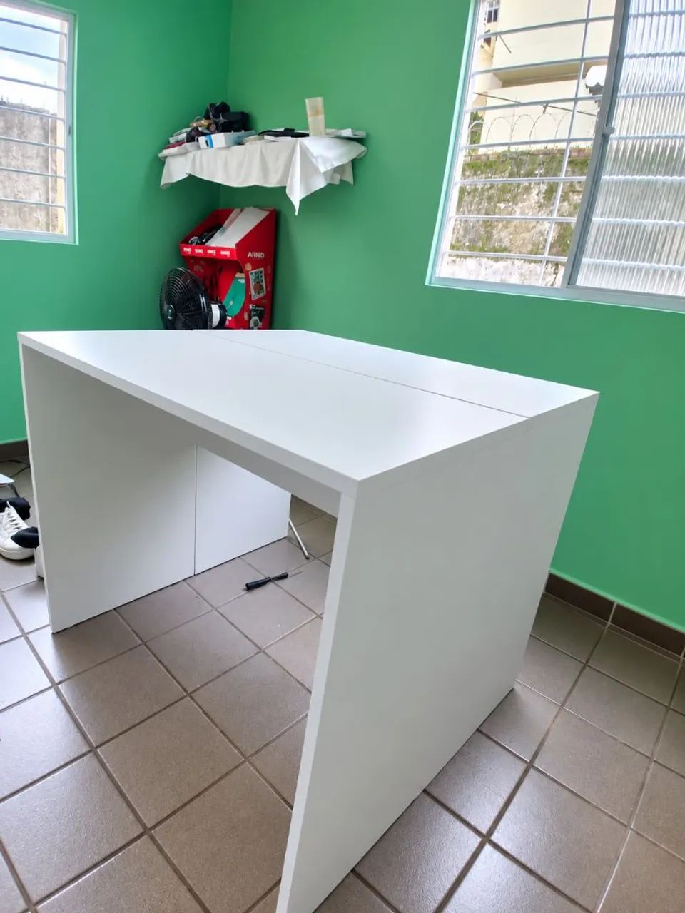 Mesa de escritório reta modular  - Foto 4