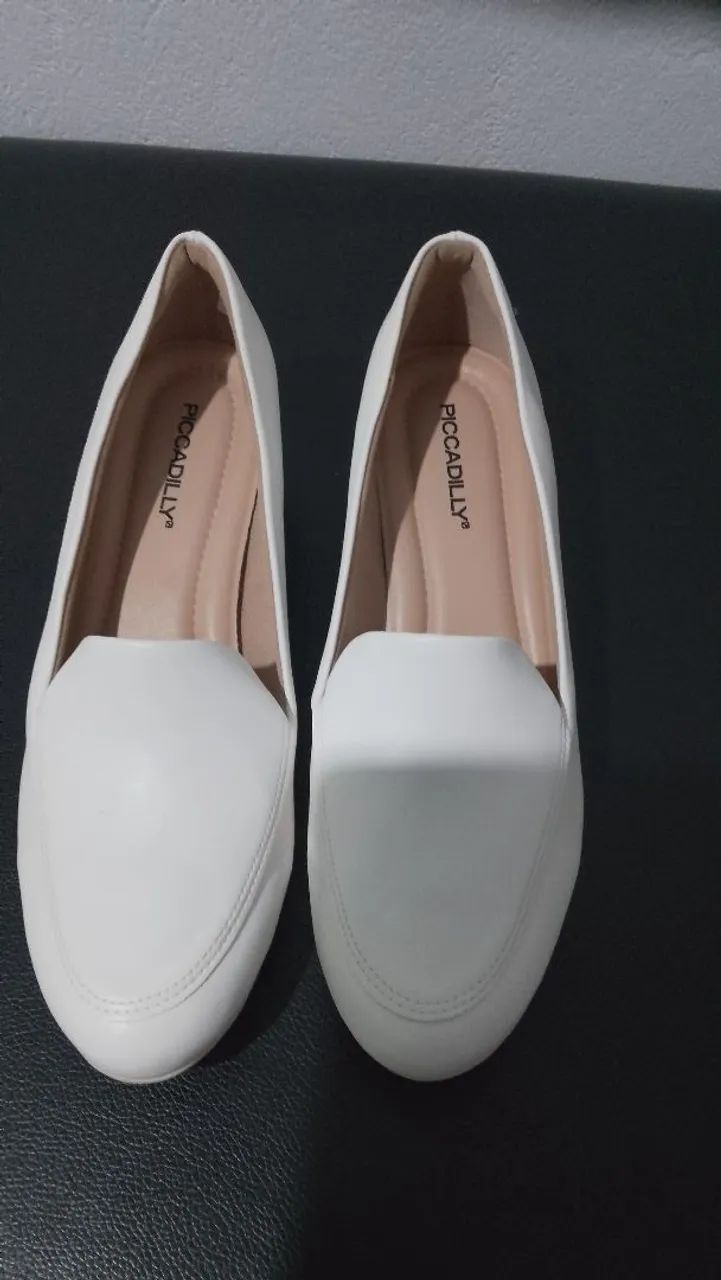 Mocassim Piccadilly branco 39 - Foto 2