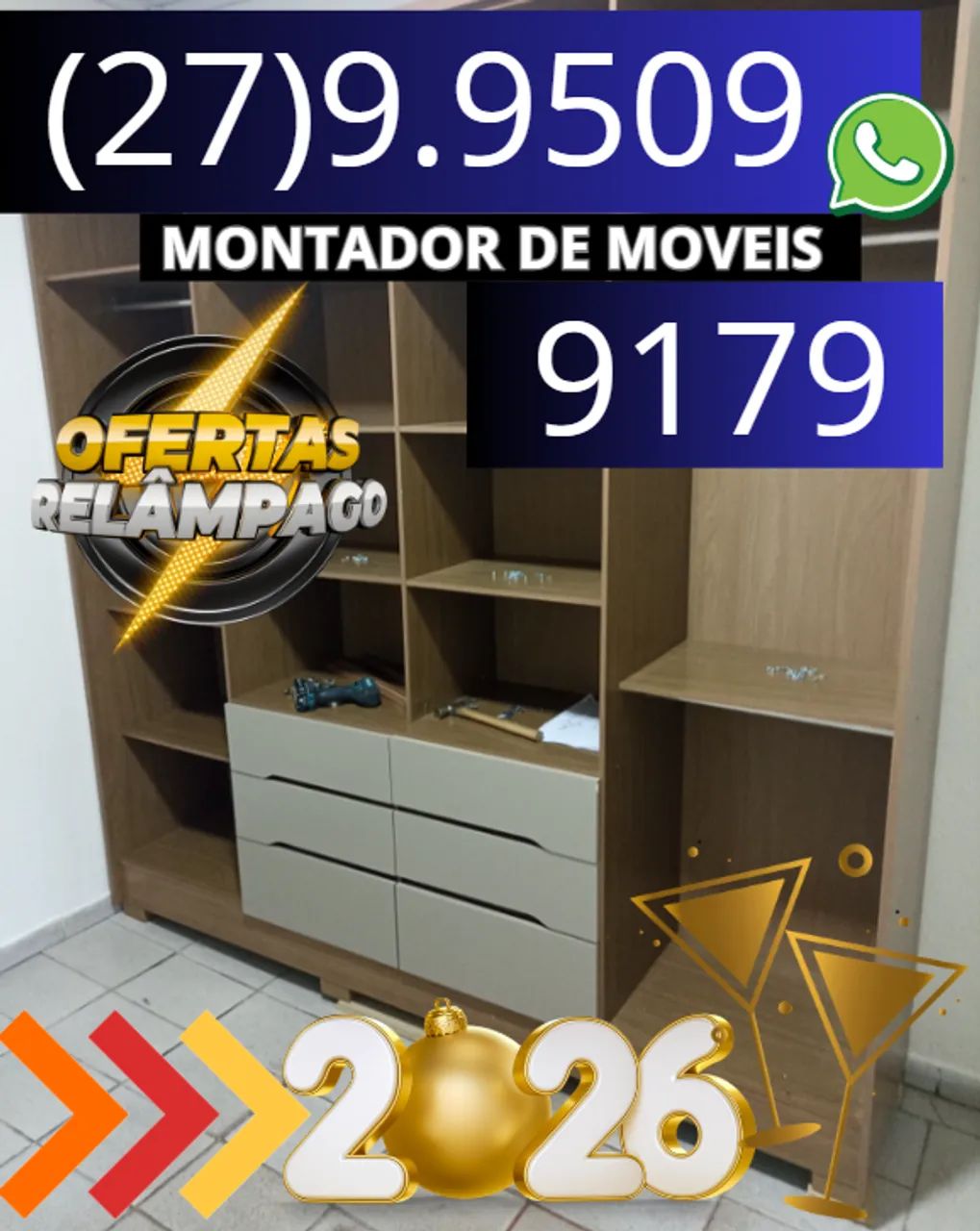 MONTADOR DE MÓVEIS - PREÇO NEGOCIÁVEL 