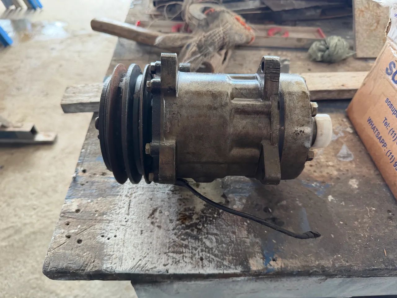 Compressor de caminhão para aparelho de Refrigeração acoplado  - Foto 5