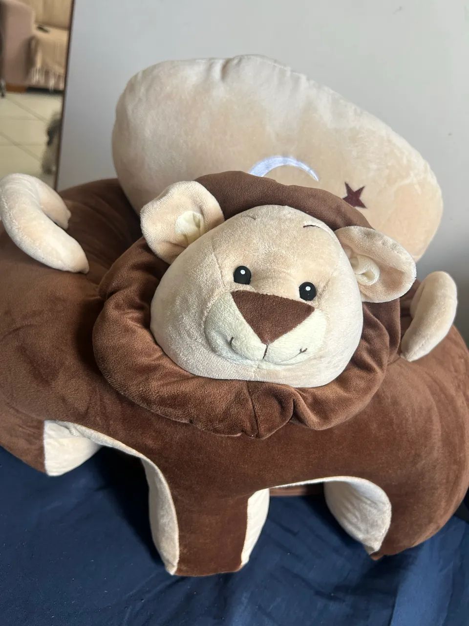 Assento estofado para bebê 