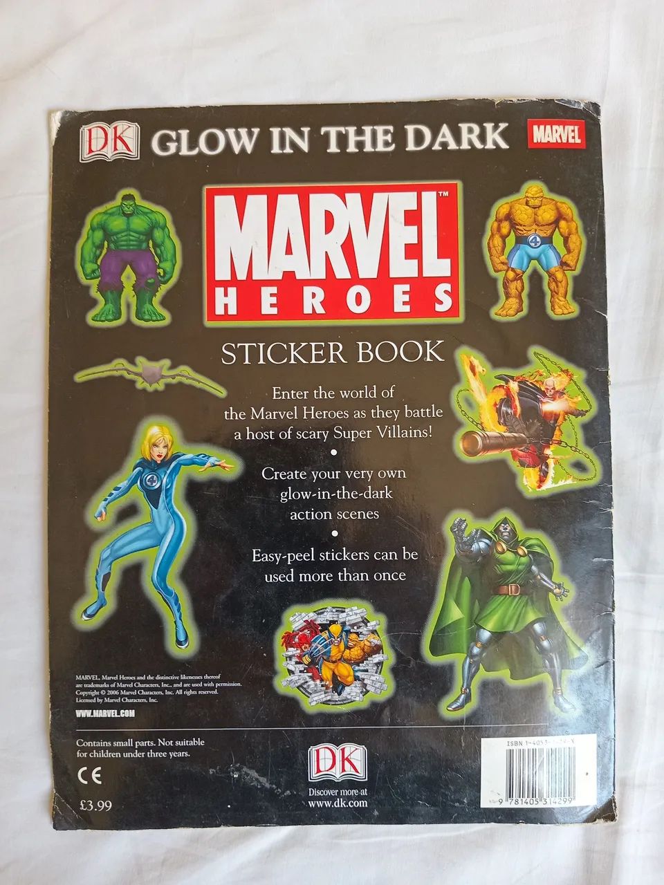 Álbum Glow in the Dark Marvel Heroes  - Foto 5