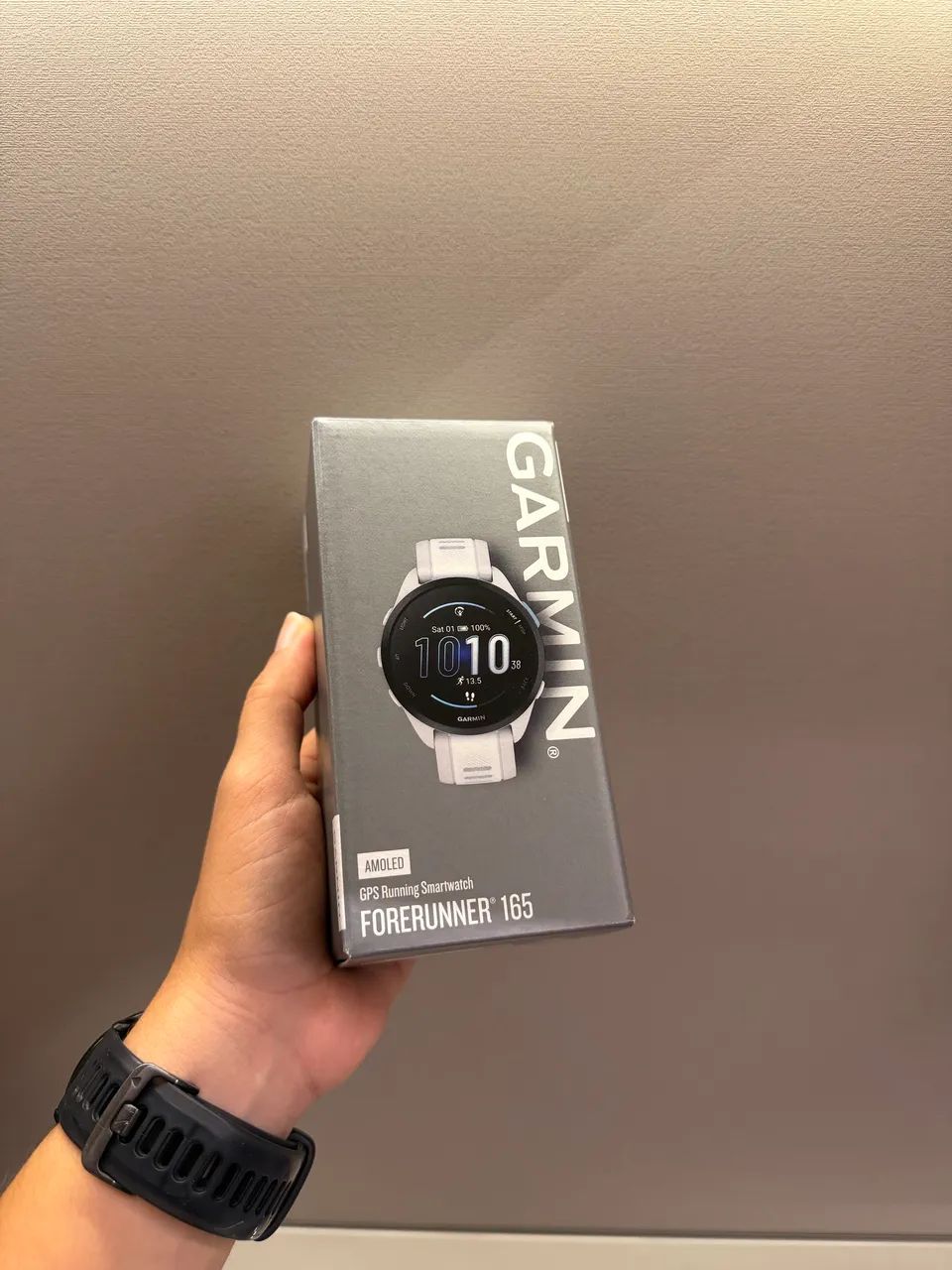 Relógio Garmin Forerunner 165 basic branco  - Foto 3