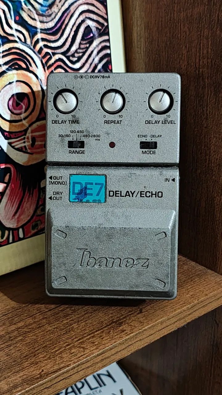 ギター Ibanez TONE-LOK DE7 Delay/Echo Pedal Guitarra Ibanez DE7 Delay Echo Tone-Lok - Instrumentos