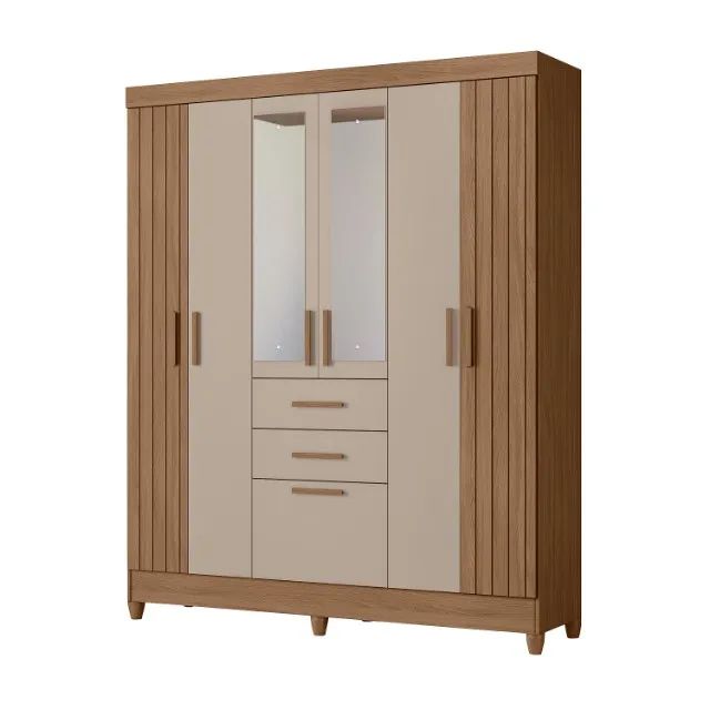 Guarda-roupa 7 Portas e 2 Gavetas Malta - Foto 5