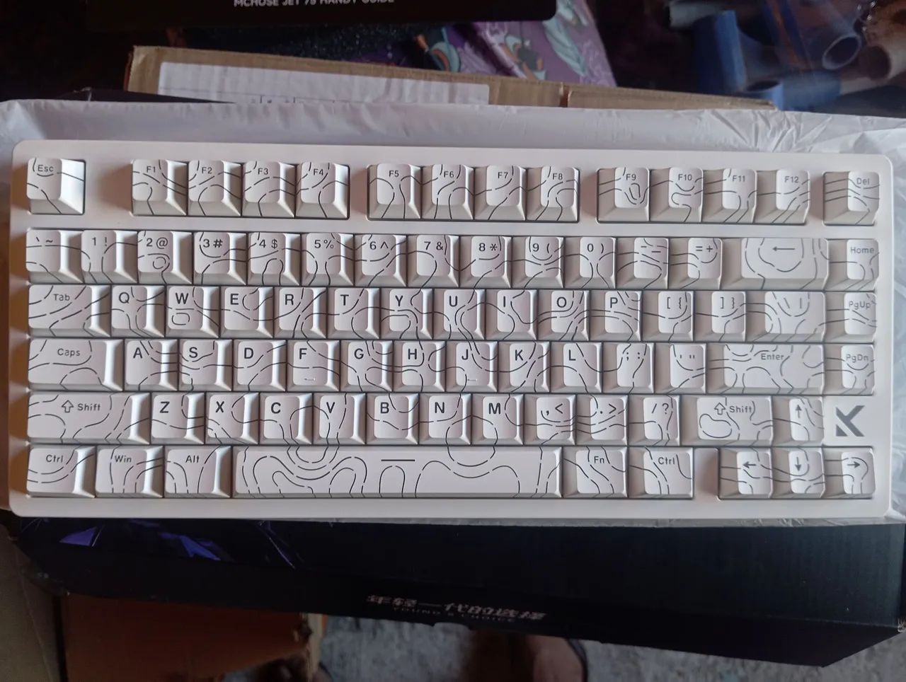 Teclado MChose JET 75 Branco.