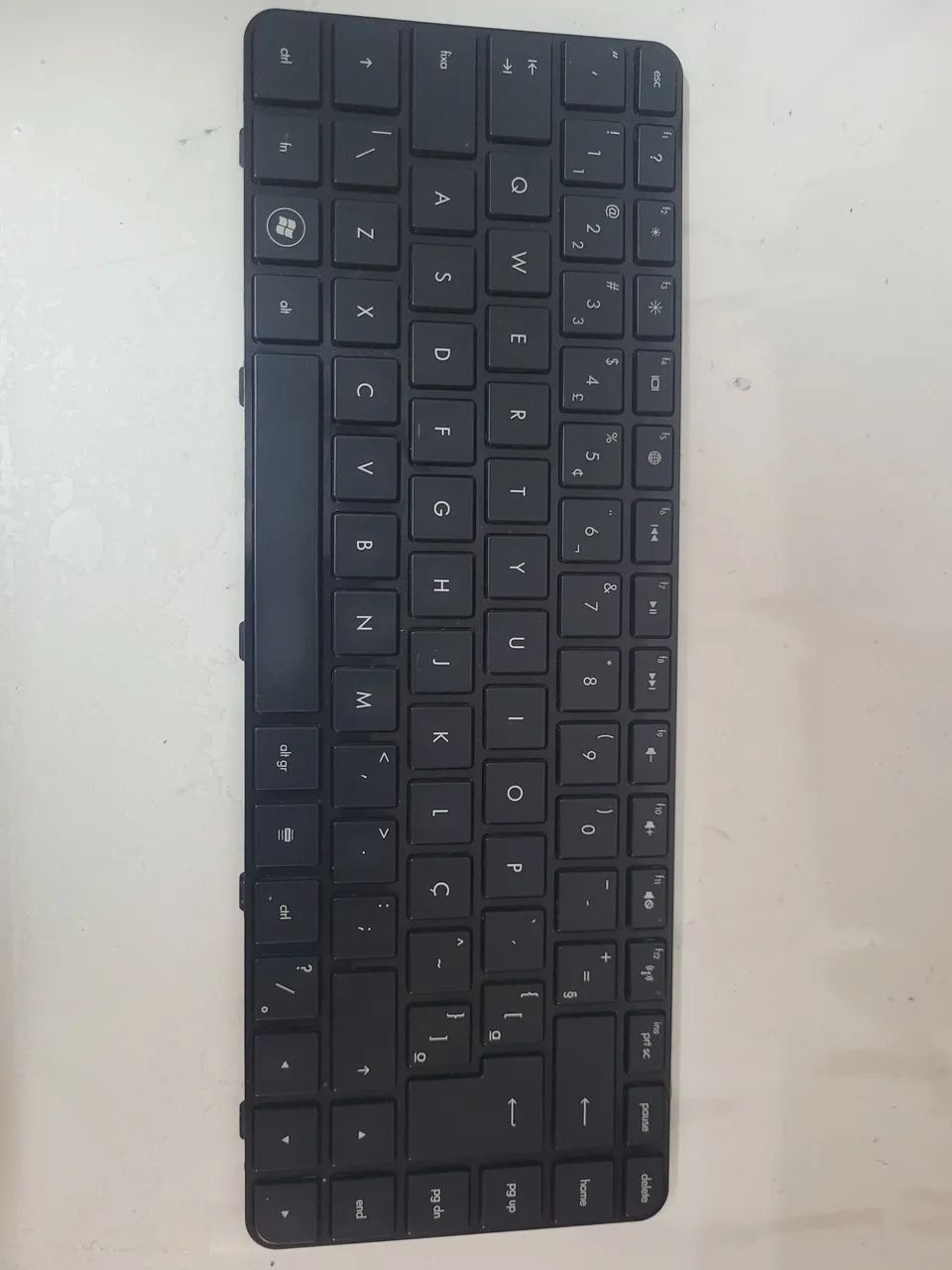Teclado notebook hp defeito