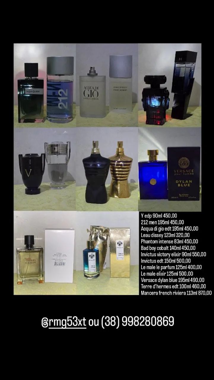 PERFUMES IMPORTADOS/GRIFE/LUXO/NICHO