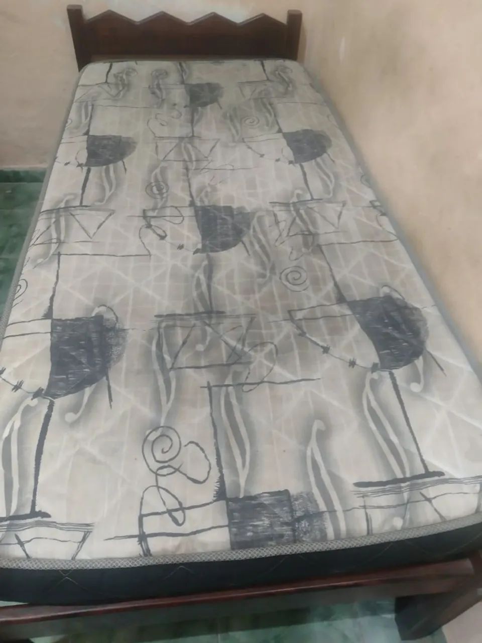 Cama solteiro maracatiara com colchão  - Foto 2