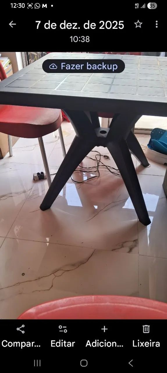 Mesa com 3 cadeiras  - Foto 3