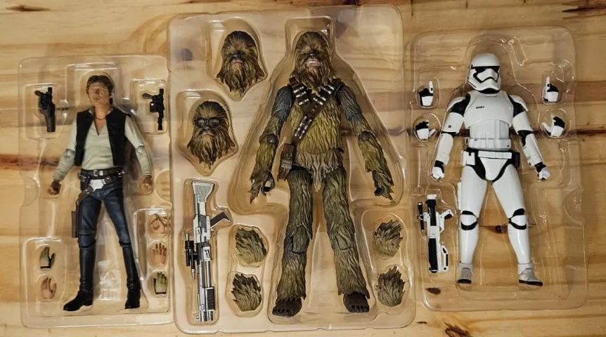 Coleção Star Wars Bandai S H Figuarts - Excelente Estado - Cinco