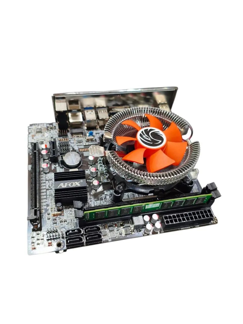 Placa mãe AFOX+ processador i5-4590+cooler box+ espelho - Foto 5