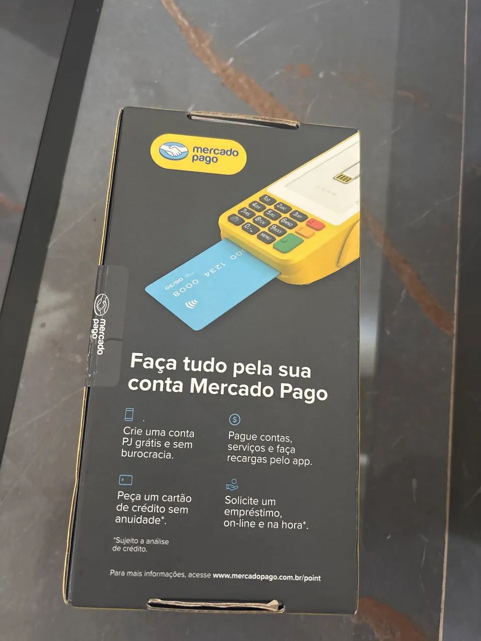 Point pro 3 máquina de cartão de crédito ! NOVA  - Foto 3