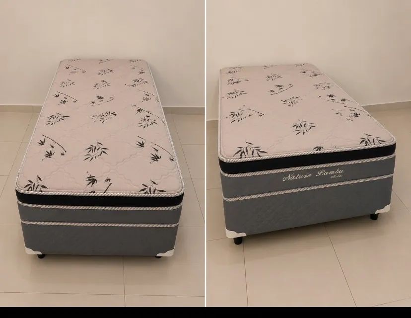 Cama Box  solteiro molas ensacadas  - Foto 3
