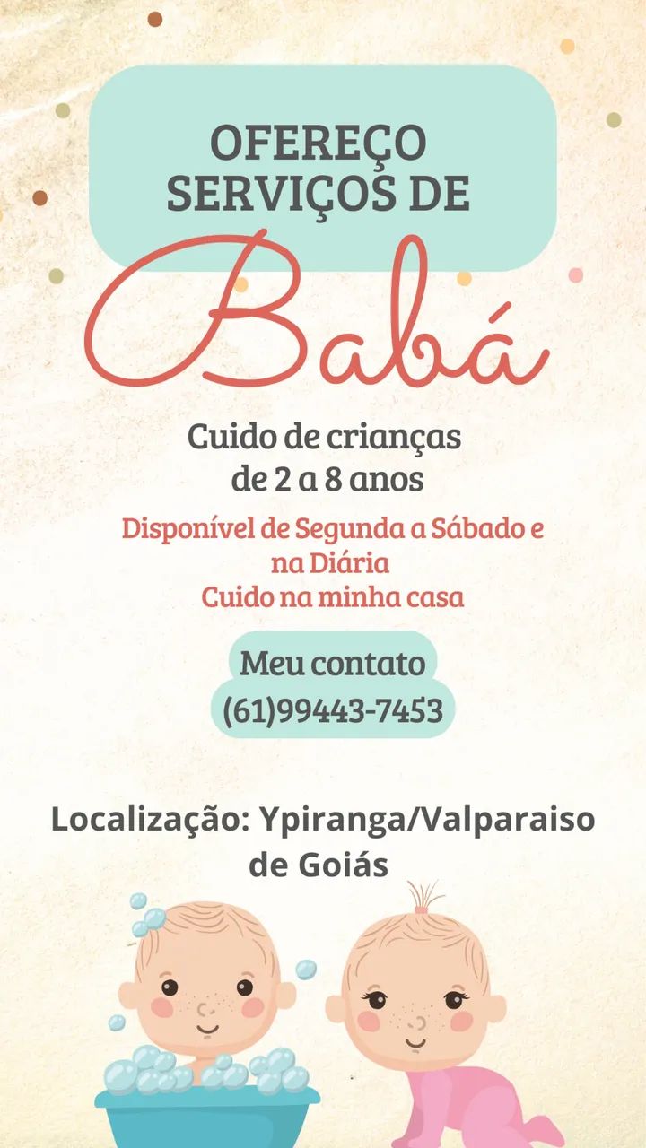 Babá Disponível 