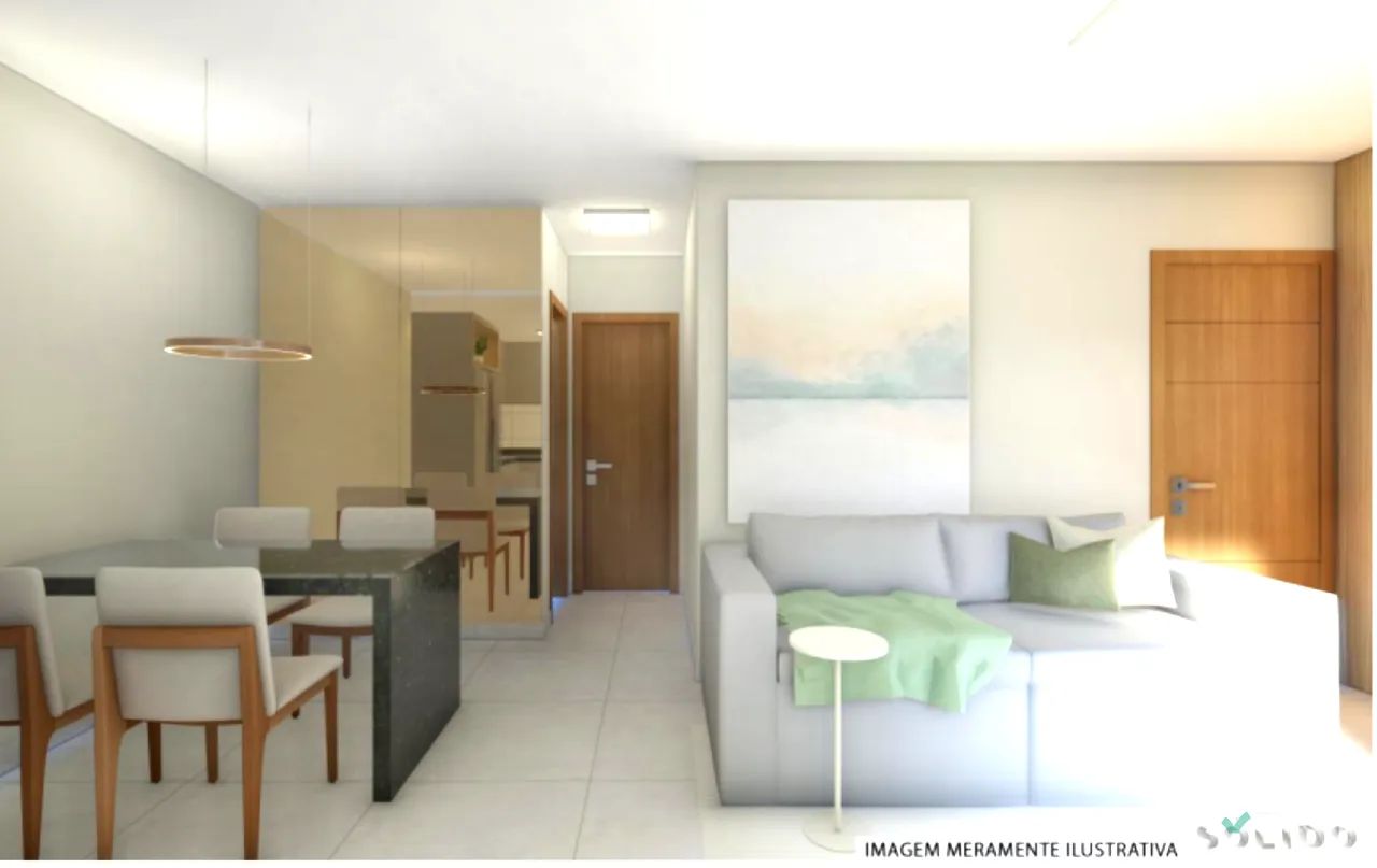Apartamento 2 quartos com suíte  Lourdes