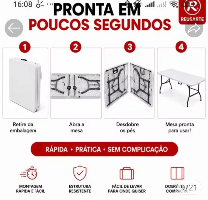 mesa,mala portátil  - Foto 2
