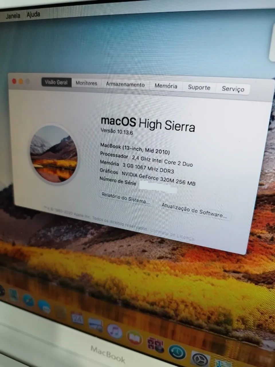 Macbook White 2010 Core 2 Duo 2.4ghz SSD 240GB - Excelente Estado - Foto 4