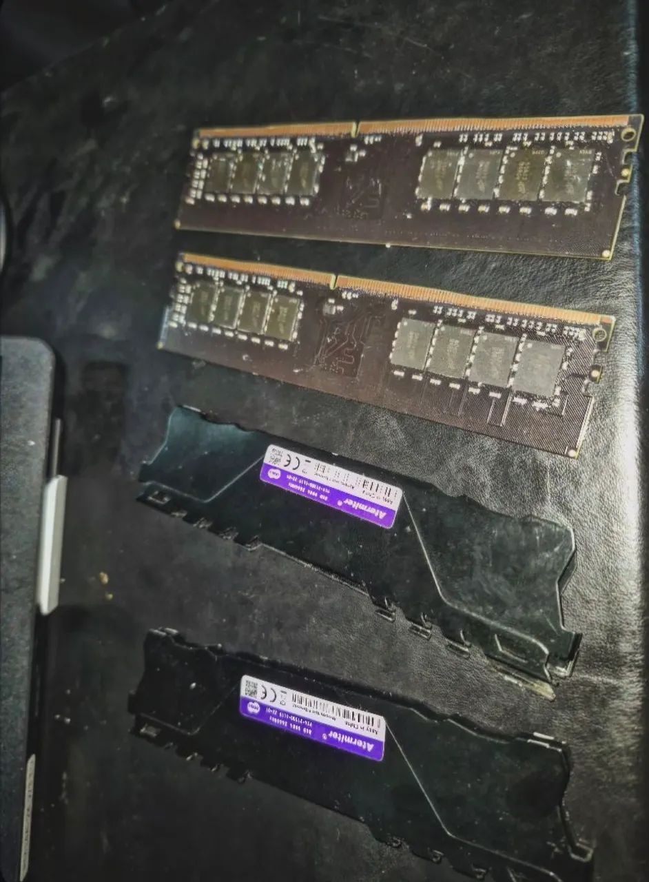 Memória RAM Atermiter 2x8 2666mhz (defeito e desgaste). - Foto 3