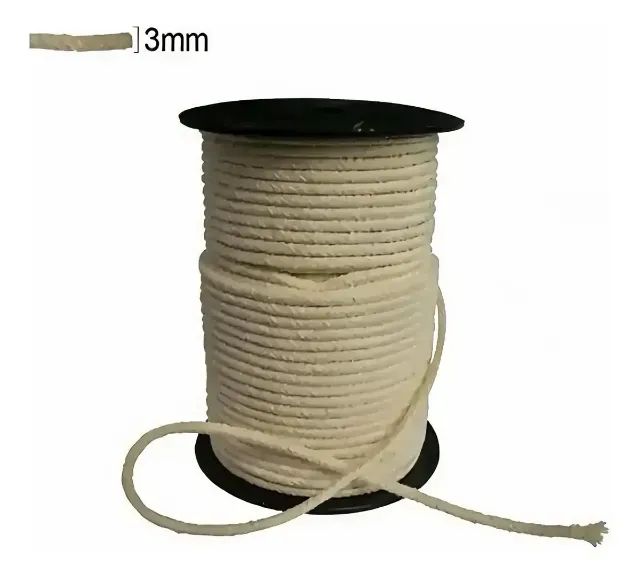 Cordão São José 3mm Algodão Cru 50m Macramê - Foto 2