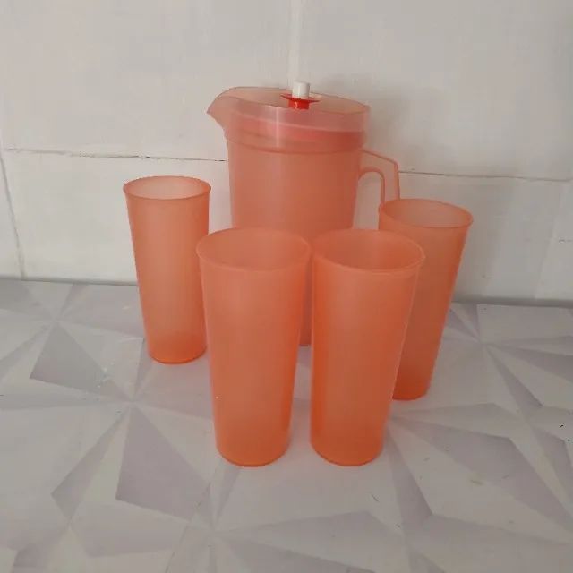 Barato! Kit Jarra e copos, Tupperware!  - Foto 4