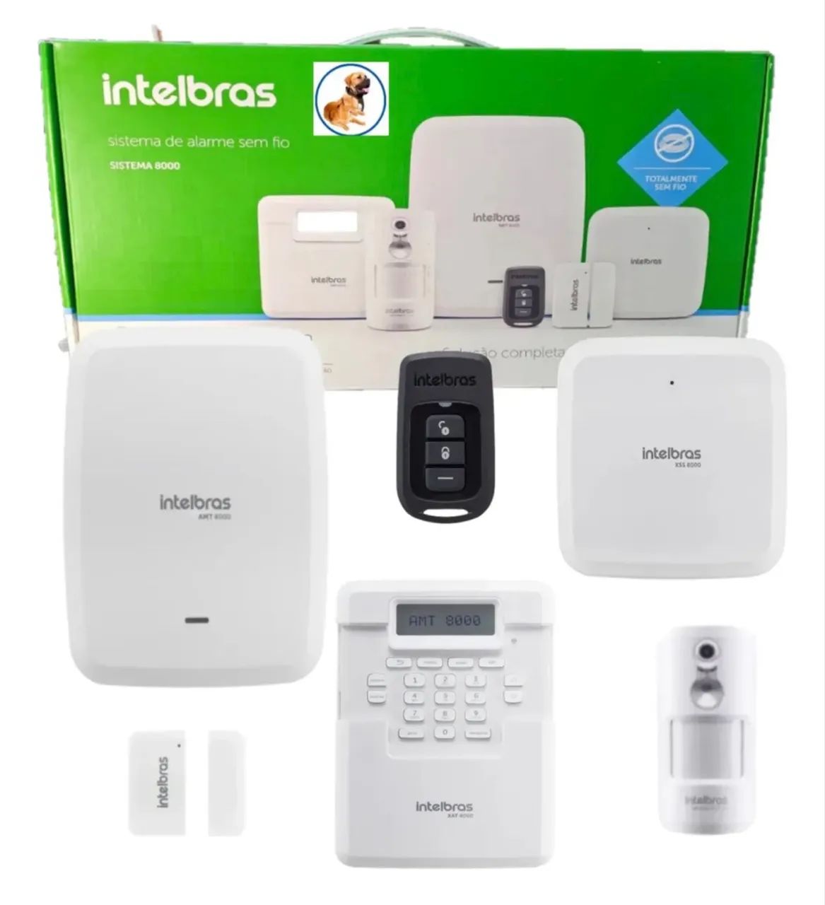 Kit de alarme Wi-Fi intelbras S8000 - Foto 2