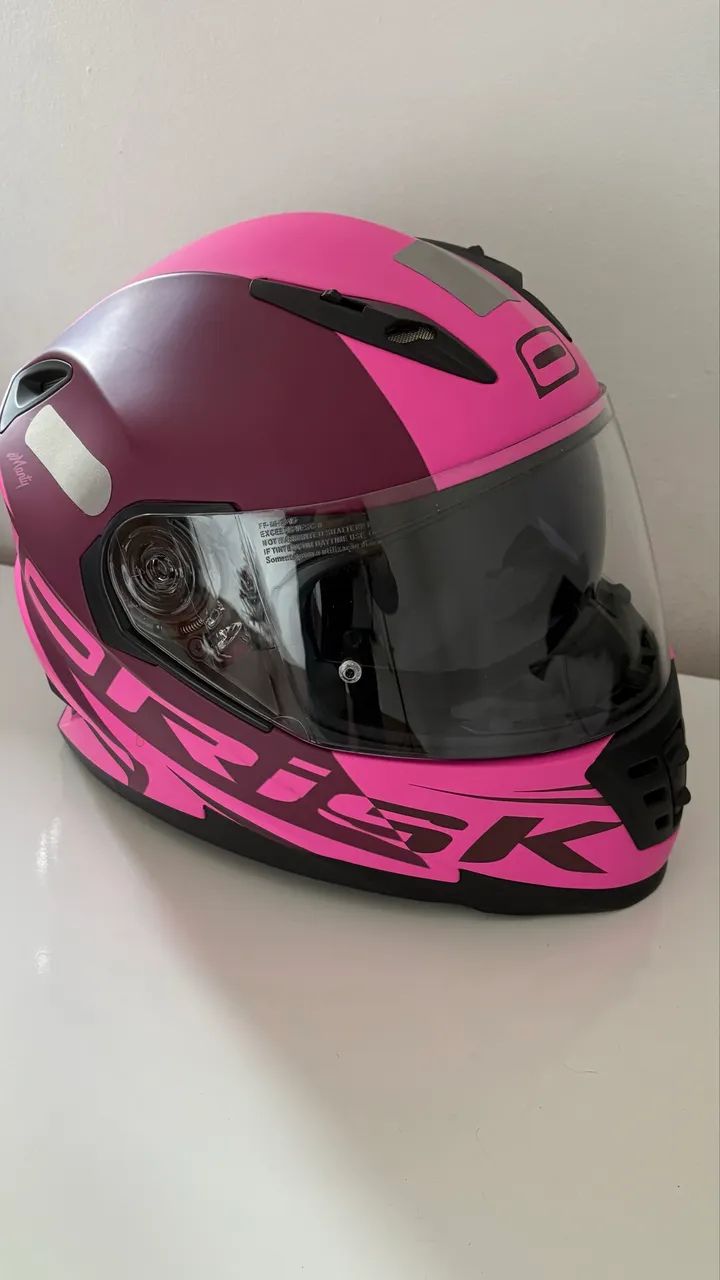CAPACETE NORISK SOUL MANTY ROSA -Tamanho 56 - Foto 2