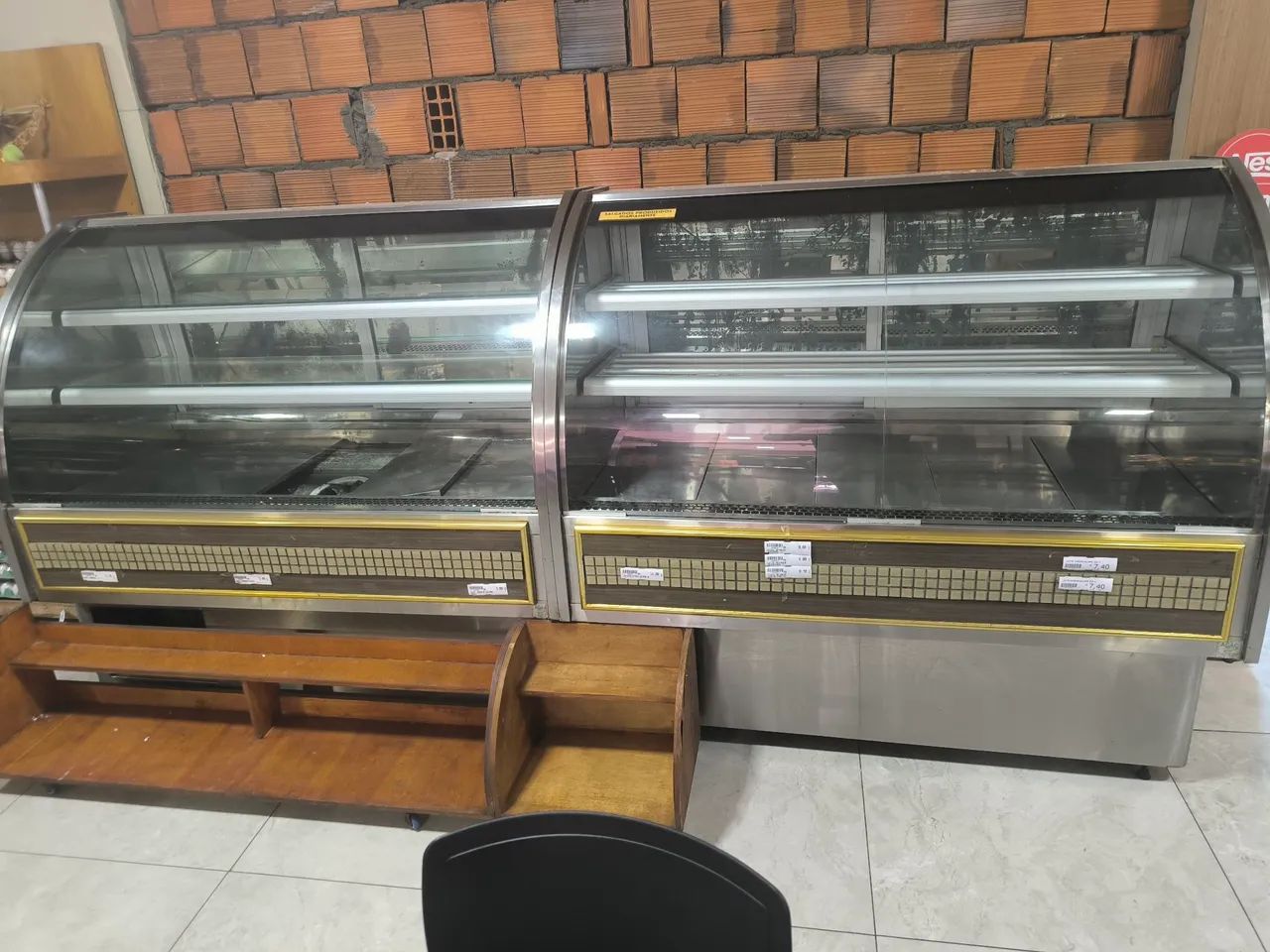 Vitrine expositora inox