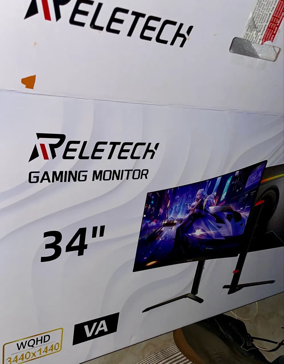 Monitor curvo 34 polegadas 