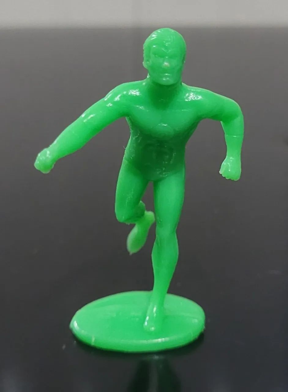Boneco Miniatura Promocional Pepsi 1981 Herois DC Lanterna Verde