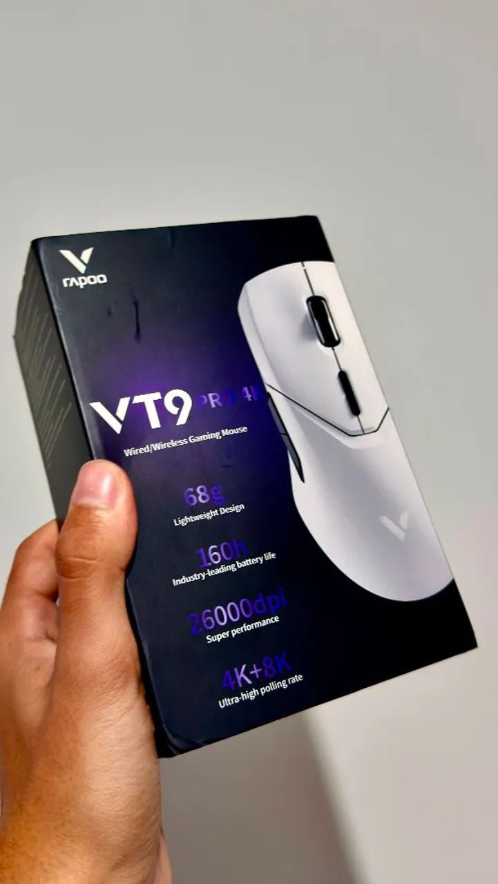 Mouse gamer Rapoo VT9 PRO 4k  - Foto 5