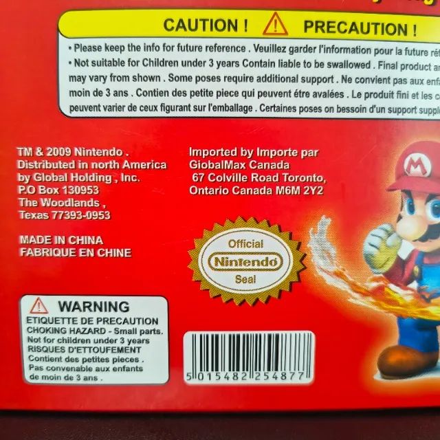 Action Figure Super Mário Original (Nintendo®) Com Caixa 25 cm | Boneco Colecionável - Foto 4