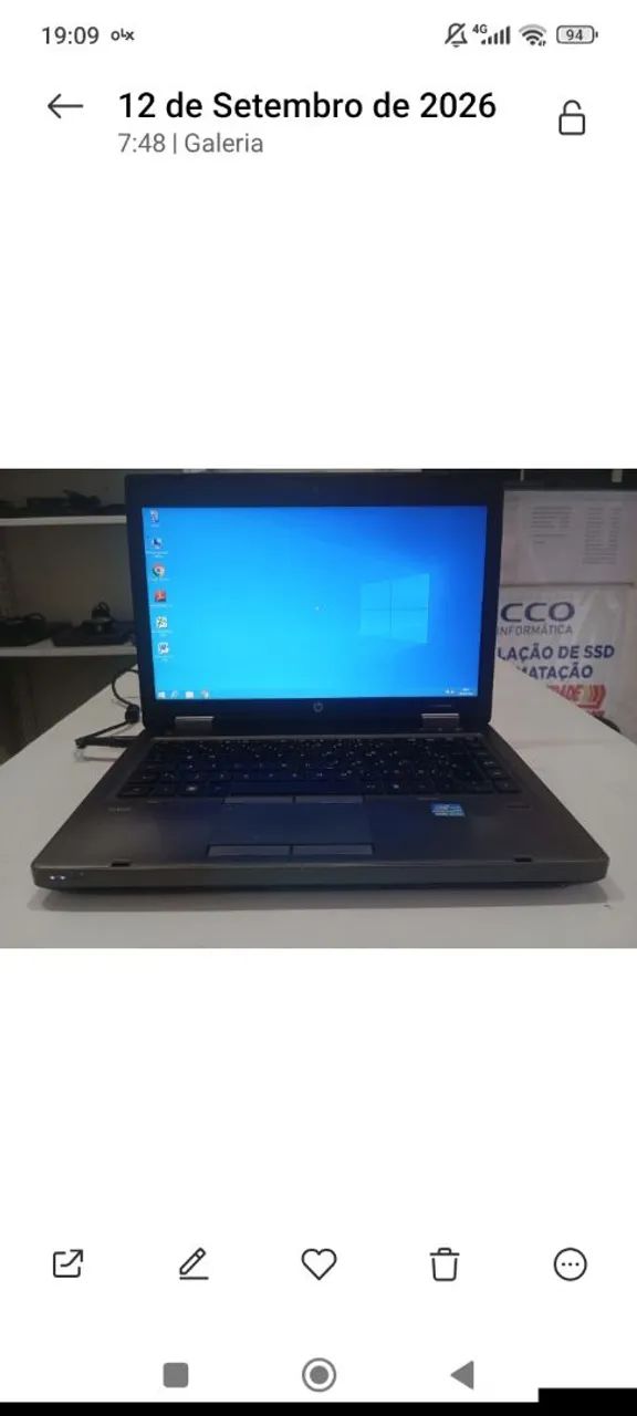 NOTEBOOK R$599-CORE i5- PROMOÇÃO 13/09/26- CCO INFORMÁTICA  - Foto 4