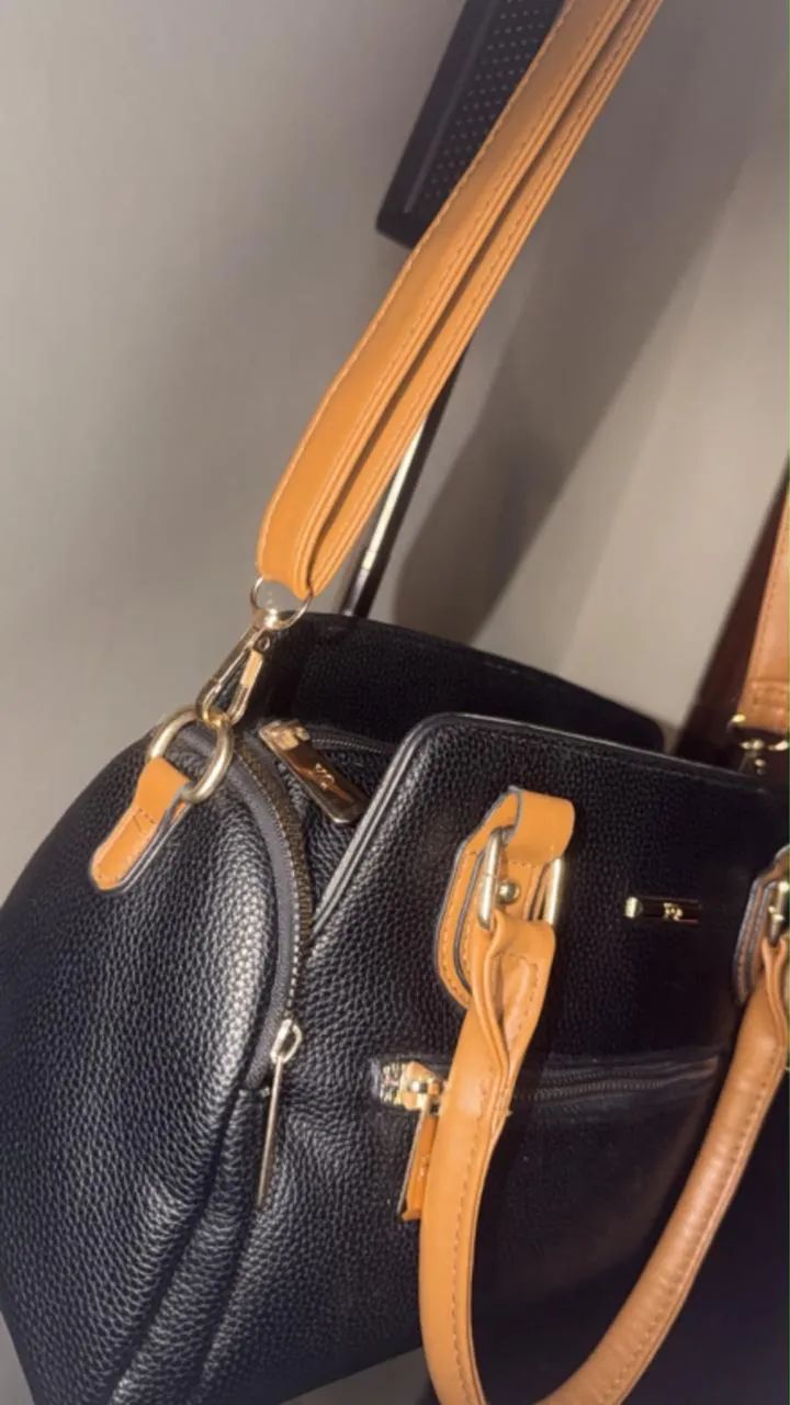 Bolsa Feminina Preta, Nova Nunca Usada - Foto 4